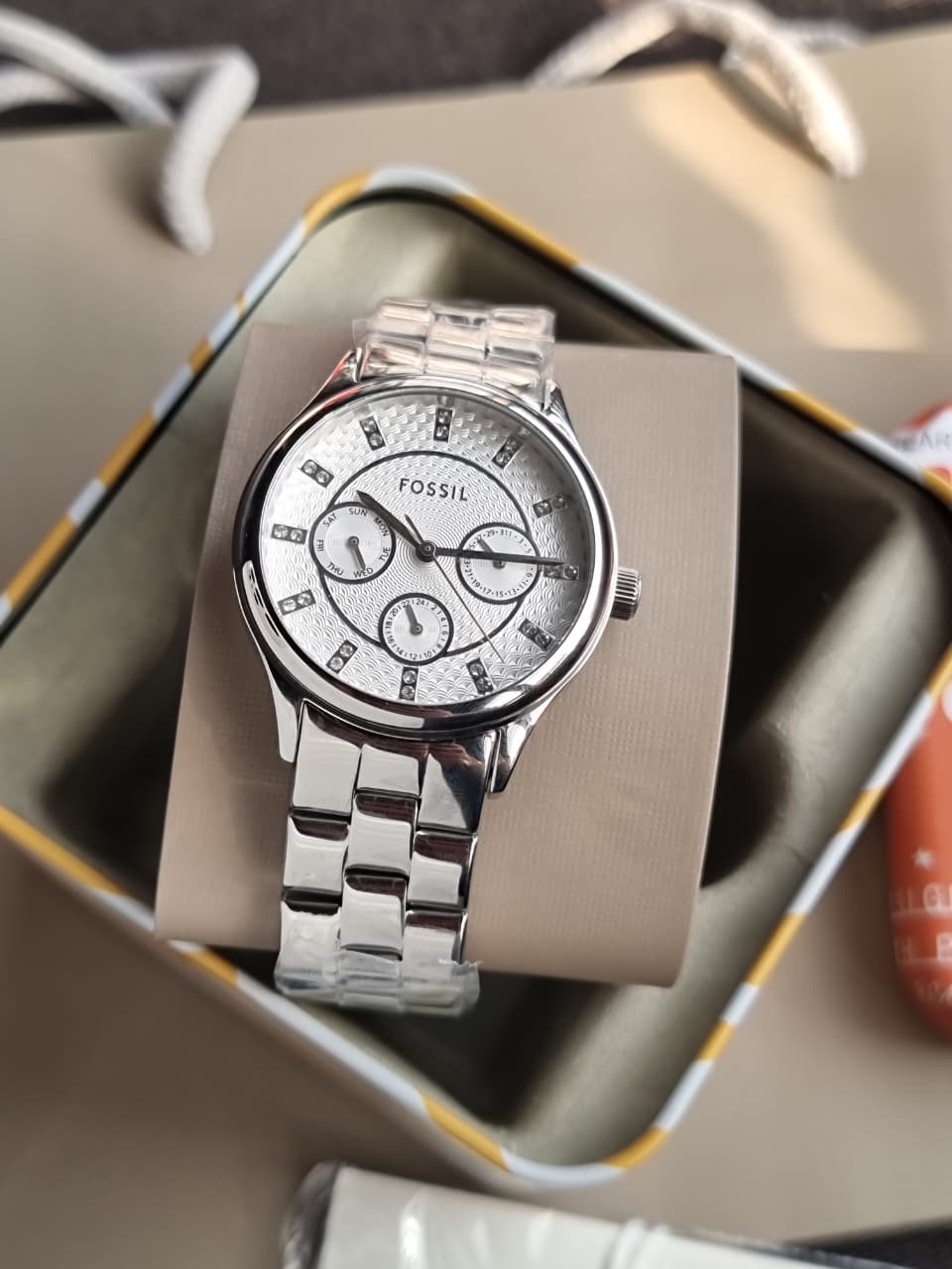 Fossil Modern Sophisticate Multifunction Stainless Steel Watch Bq1560