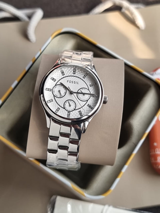 Fossil Modern Sophisticate Multifunction Stainless Steel Watch Bq1560 Hover Image