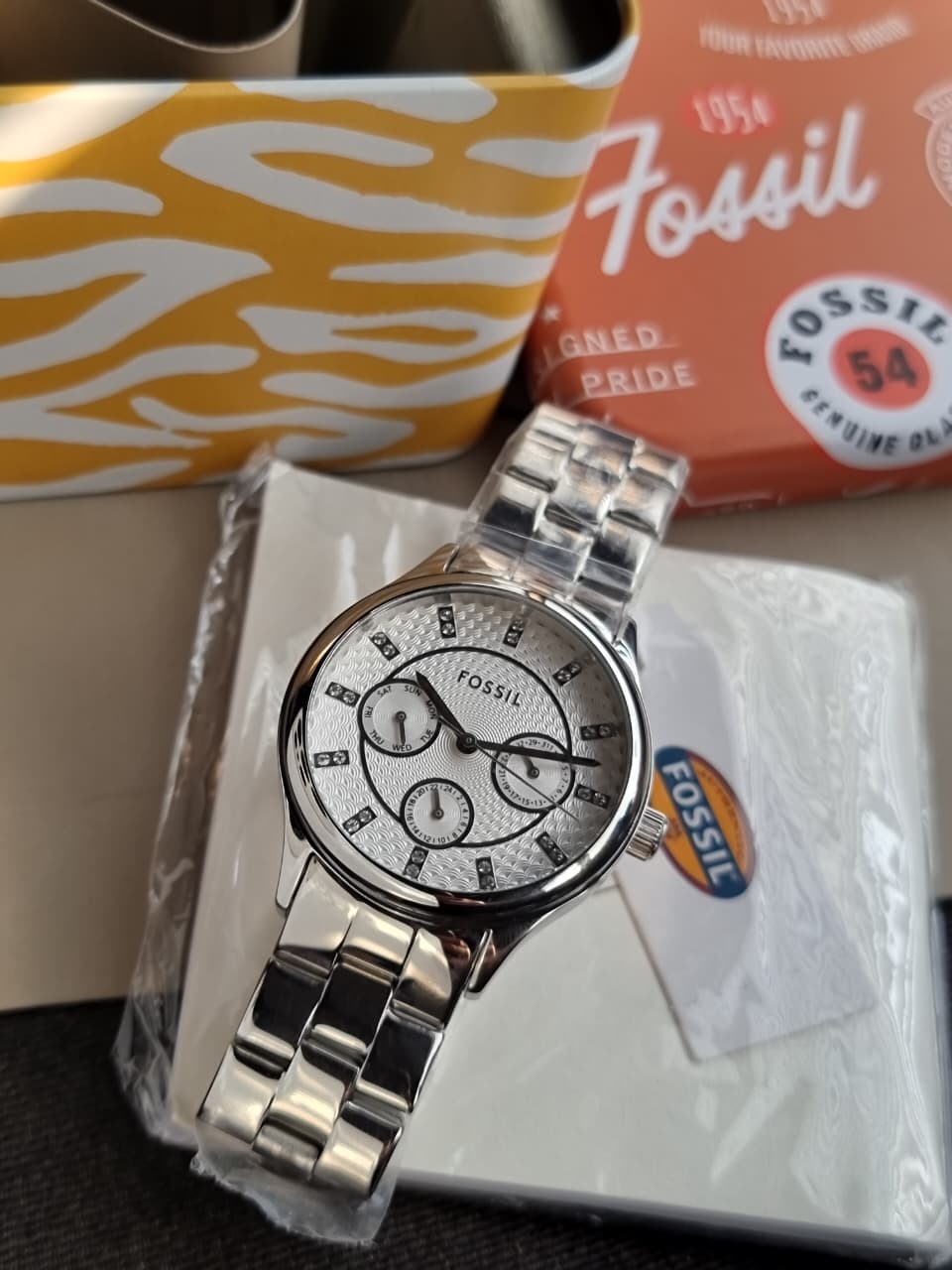 Fossil Modern Sophisticate Multifunction Stainless Steel Watch Bq1560