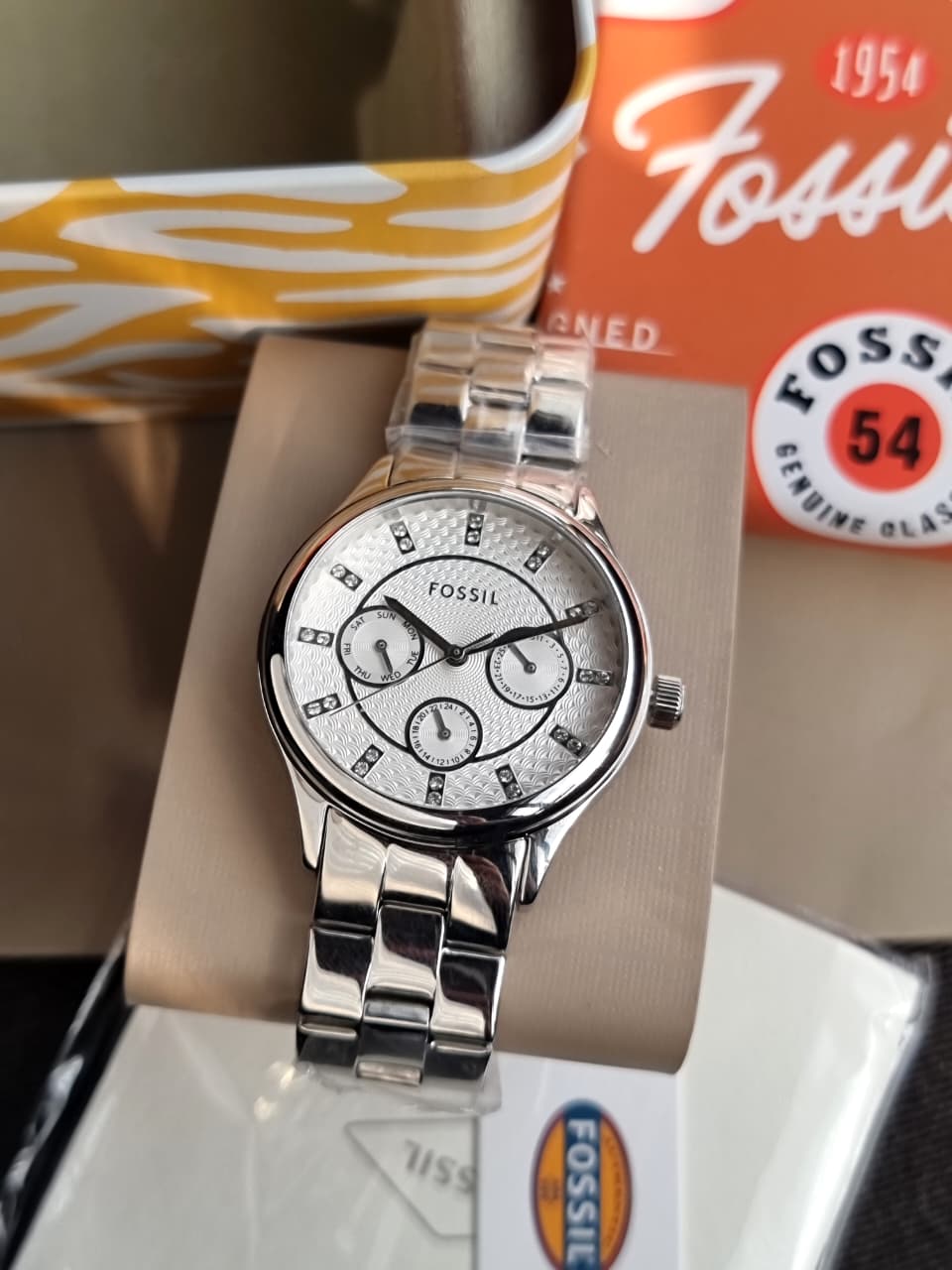 Fossil Modern Sophisticate Multifunction Stainless Steel Watch Bq1560