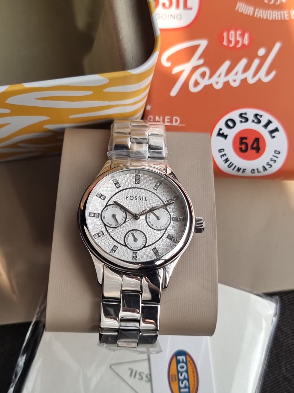 Fossil Modern Sophisticate Multifunction Stainless Steel Watch Bq1560