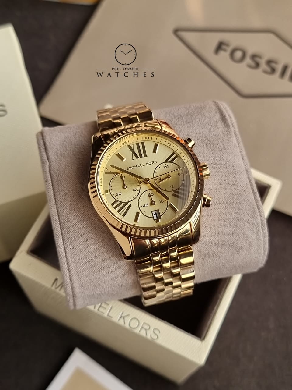 Michael Kors Lexington Women's Watch, Stainless Steel Bracelet or Leather Watch for Women mk7378