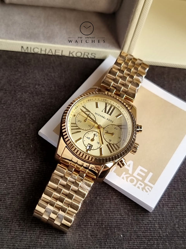 Michael Kors Lexington Women's Watch, Stainless Steel Bracelet or Leather Watch for Women mk7378 Main Image