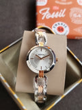 Fossil Kerrigan Analog Silver Dial Women's Watch-BQ3341