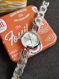 Fossil Kerrigan Analog Silver Dial Women's Watch-BQ3341