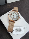 Emporio Armani Women’s Analog Stainless Steel Mother of Pearl Dial 32mm Watch AR11320