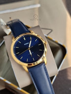 Fossil Men's Minimalist Stainless Steel Slim Casual Watch FS5789