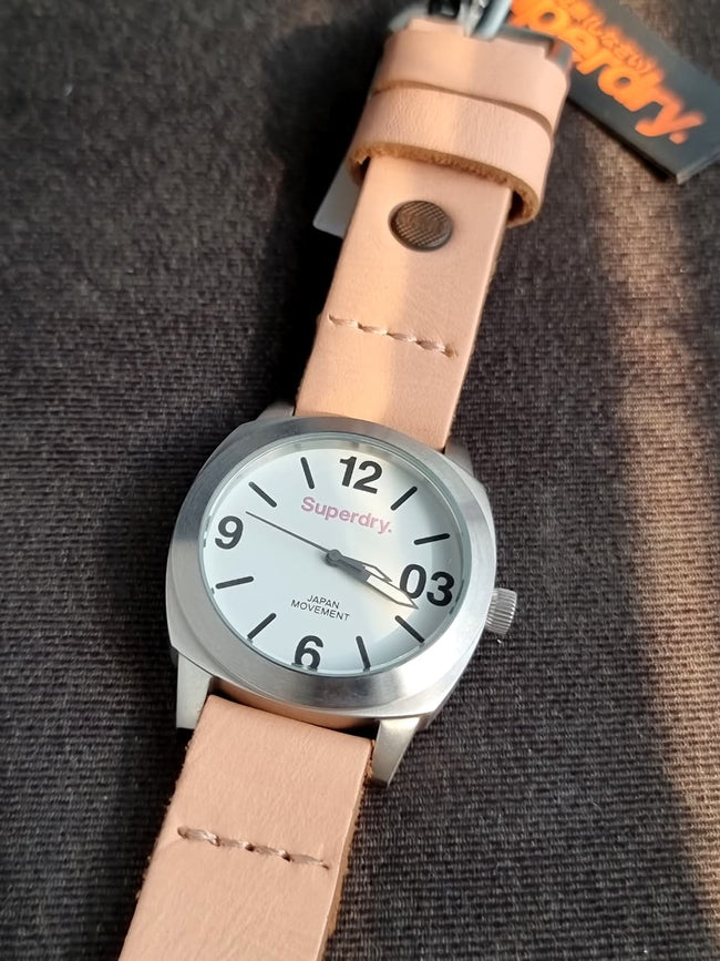 Superdry SyL116p 38mm White Dial Quartz Watch Main Image