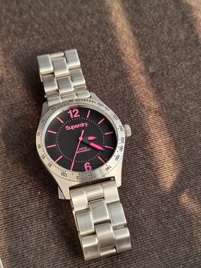 Superdry SYL124PM Gent's Watch Silver Casing Quartz Watch Hover Image