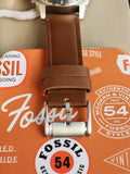 Fossil Privateer Chronograph Brown Leather Watch BQ2821