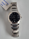 ALBA Men Sapphire Glass Stainless Steel Roman Index Date Watch VX42-X191 B 36mm