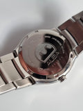 ALBA Men Sapphire Glass Stainless Steel Roman Index Date Watch VX42-X191 B 36mm