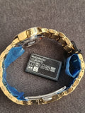 RADO Centrix Automatic Gold Dial Yellow-Gold Plated Stainless Steel Ladies Watch R30280253