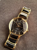 Rado Centrix Two-tone Ceramic Black Dial Automatic Watch for Gents - R30163162