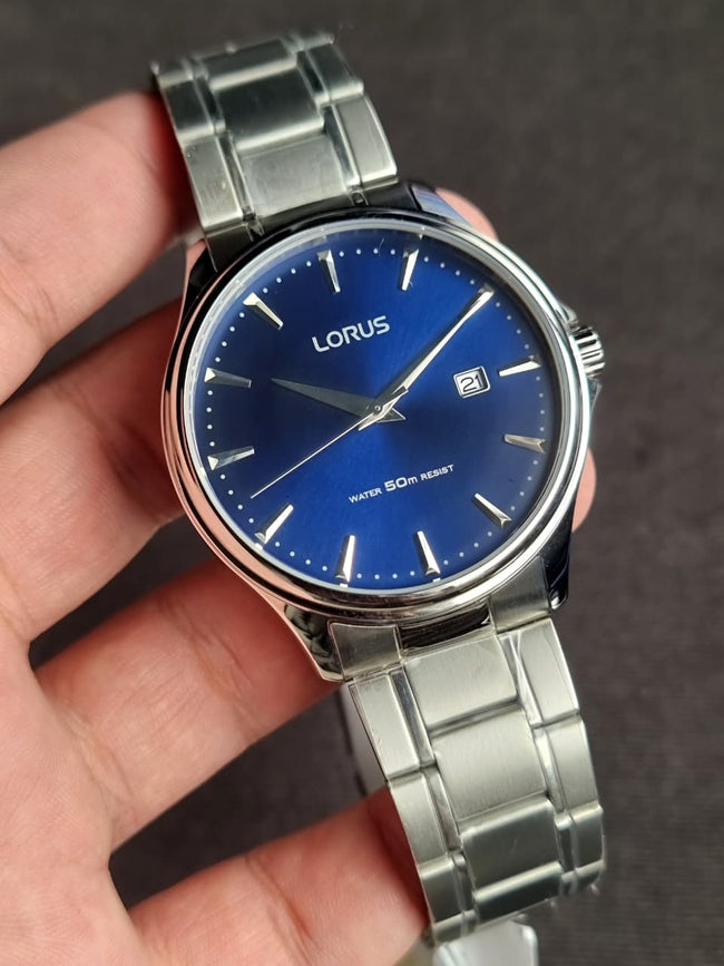 Lorus Sub Brand Of Seiko Gents Watch Silver Casing Blue Dial Quartz Watch Main Image
