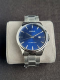 Lorus Sub Brand Of Seiko Gents Watch Silver Casing Blue Dial Quartz Watch