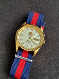 Orient Golden Casing Nato Strap After Market 36mm Dial Automatic Watch