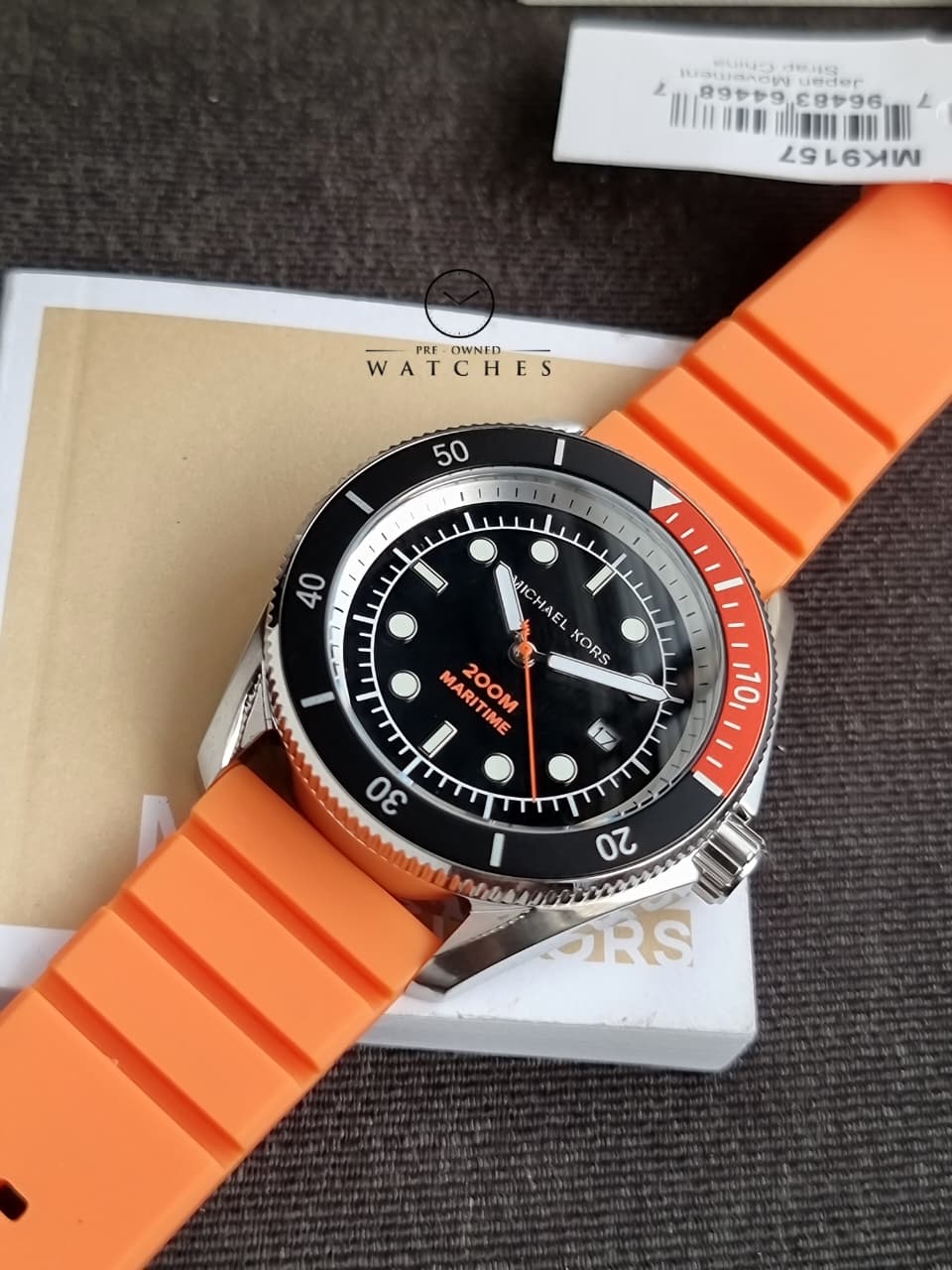 Michael Kors Maritime Orange Watch MK9157