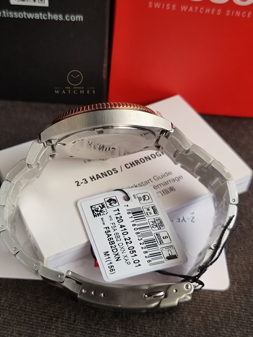 Tissot Seastar 1000 Quartz Black Dial Stainless Steel Men's Watch T120.410.22.051.01