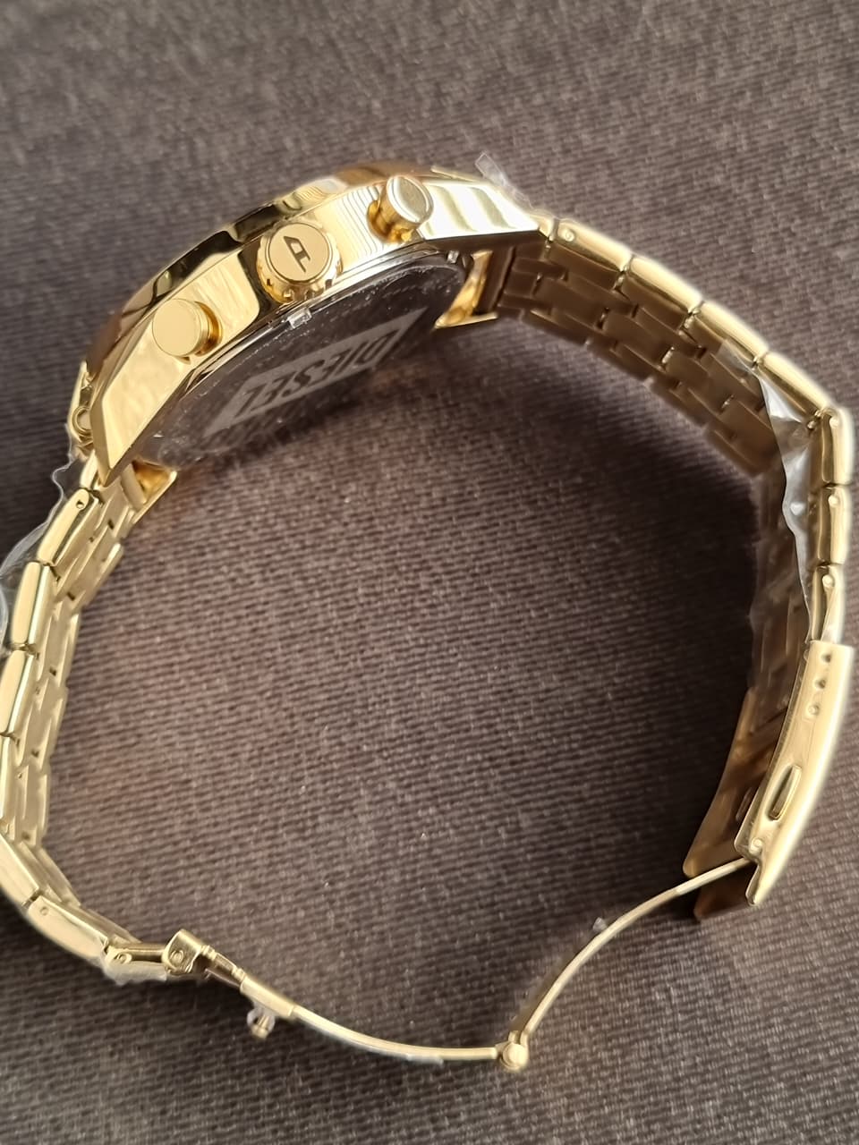 Diesel Split Chronograph Gold-Tone Stainless Steel Watch D4590