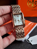 Tory Burch Women's The Eleanor Rose Gold-Tone Stainless Steel Bracelet Watch 25mm