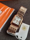 Tory Burch Women's The Eleanor Rose Gold-Tone Stainless Steel Bracelet Watch 25mm