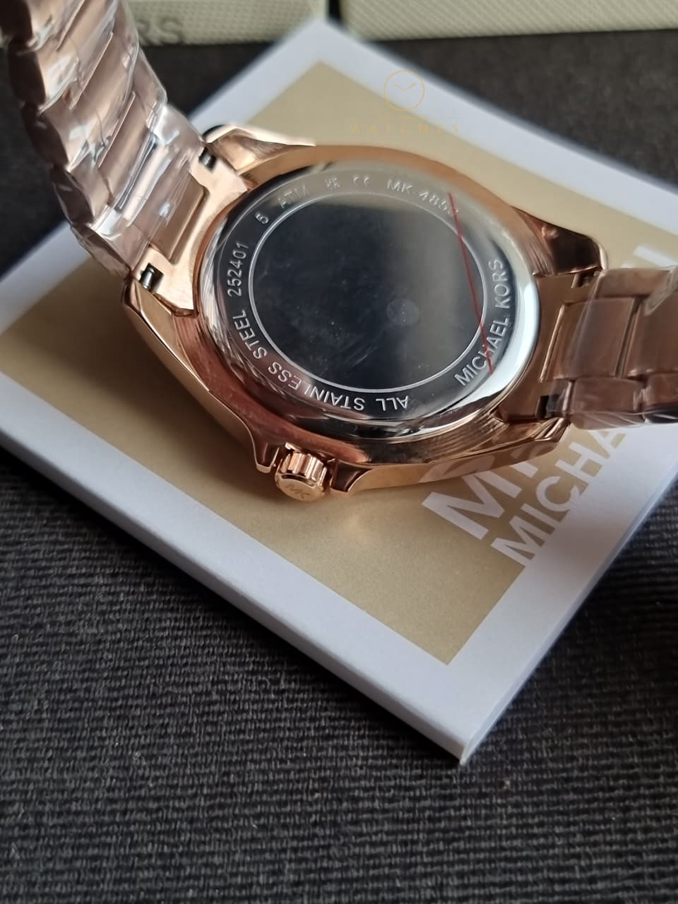 Michael Kors Kacie Pink Quartz Stainless Steel Watch MK4853