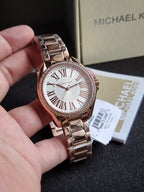 Michael Kors Kacie Pink Quartz Stainless Steel Watch MK4853