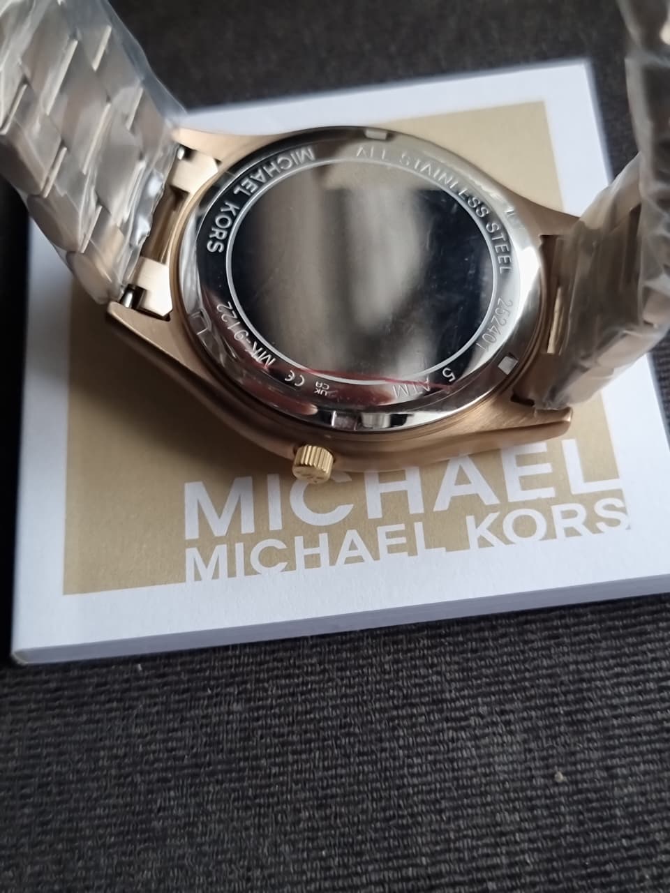 Michael Kors Oversized Slim Runway Men's Watch, Stainless Steel Watch for Men