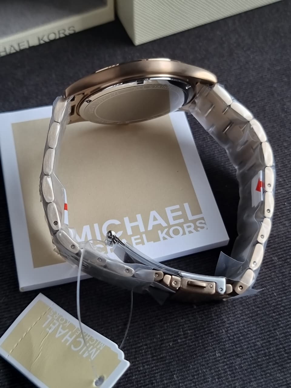 Michael Kors Oversized Slim Runway Men's Watch, Stainless Steel Watch for Men