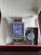 Haurex Italy Ladies Watch Square Dial Purple Dial