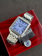 Haurex Italy Ladies Watch Square Dial Purple Dial