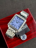 Haurex Italy Ladies Watch Square Dial Purple Dial