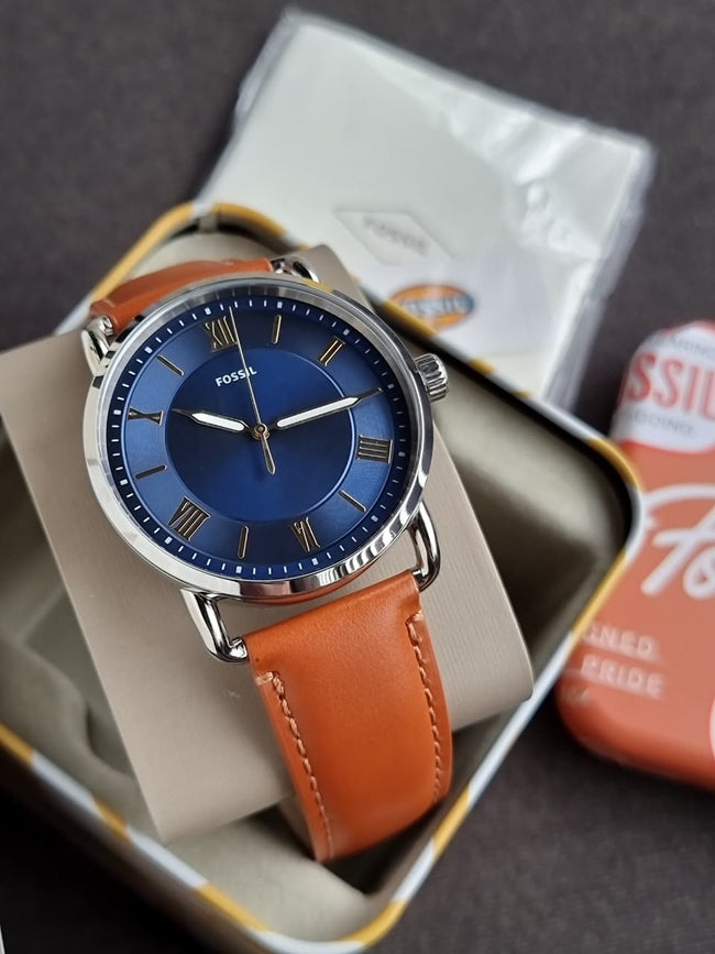 FOSSIL Copeland Quartz Blue Dial Men's Watch Item No. FS5661 Hover Image