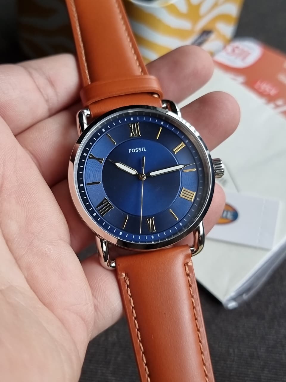 FOSSIL Copeland Quartz Blue Dial Men's Watch Item No. FS5661