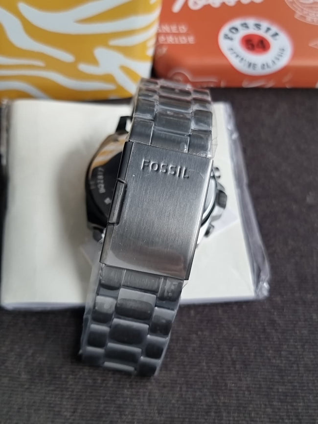 Fossil Privateer Chronograph Smoke Stainless Steel Watch - BQ2817 Main Image
