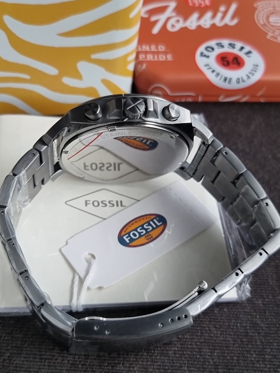 Fossil Privateer Chronograph Smoke Stainless Steel Watch - BQ2817