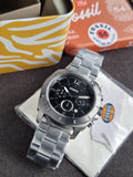 Fossil Privateer Chronograph Smoke Stainless Steel Watch - BQ2817