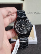 Michael Kors Women’s Quartz Black Stainless Steel Black Dial 42mm Watch MK4562