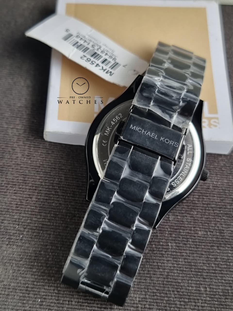 Michael Kors Women’s Quartz Black Stainless Steel Black Dial 42mm Watch MK4562