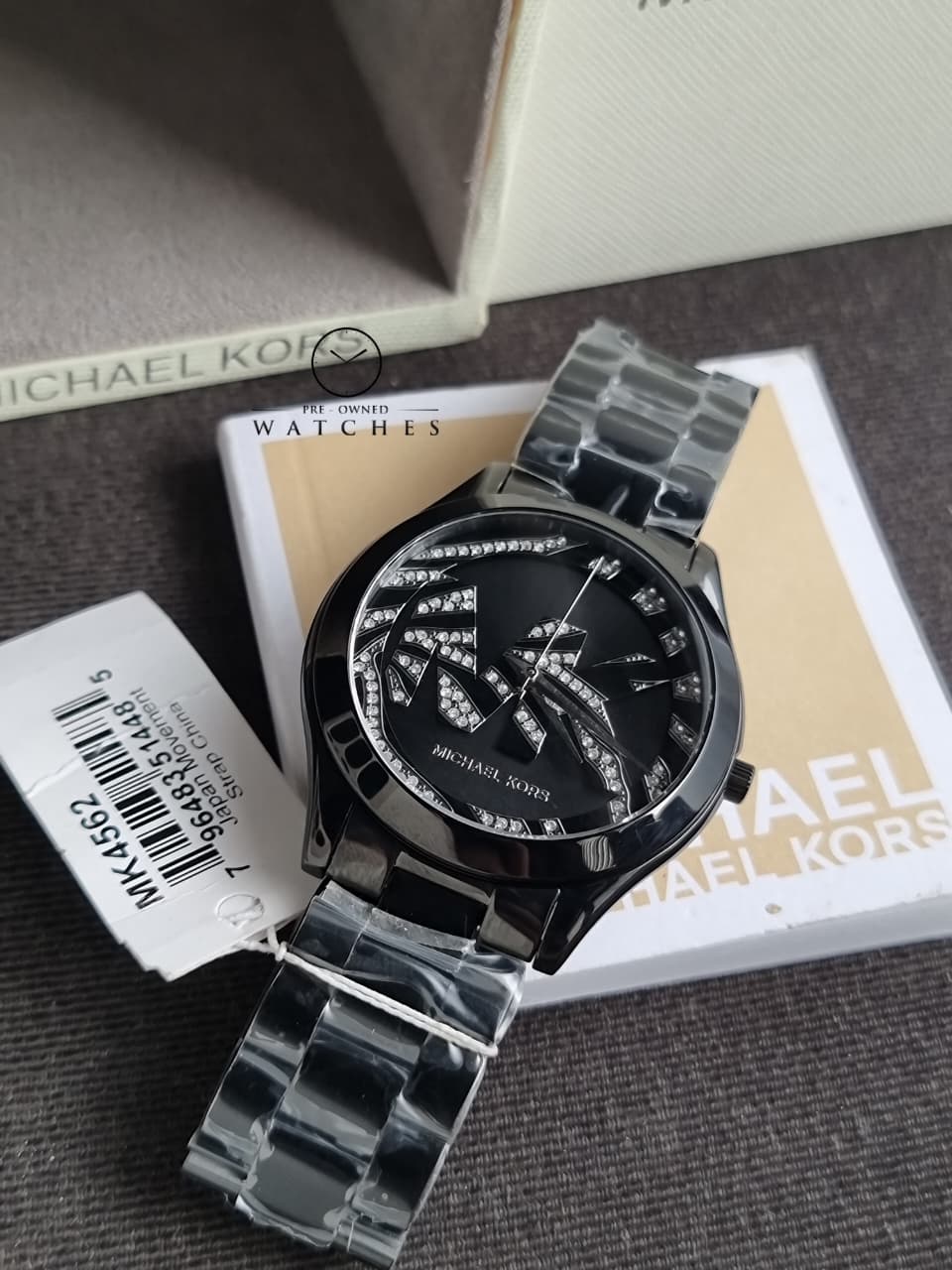 Michael Kors Women’s Quartz Black Stainless Steel Black Dial 42mm Watch MK4562