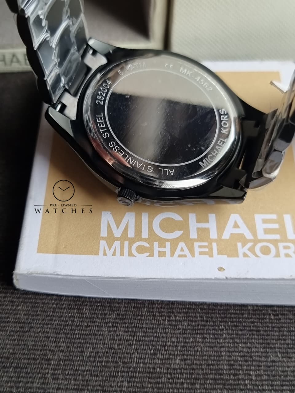 Michael Kors Women’s Quartz Black Stainless Steel Black Dial 42mm Watch MK4562