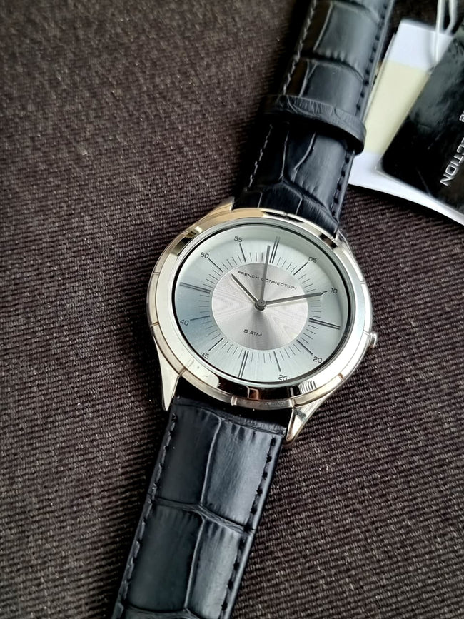 French Connnection Analog Black Dial Men's Watch-FC1188B Hover Image