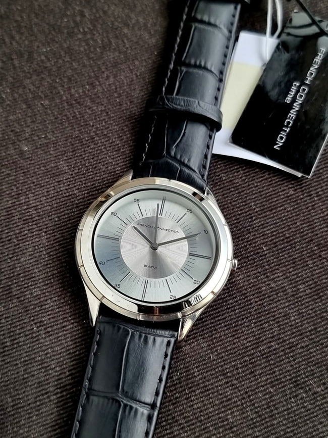 French Connnection Analog Black Dial Men's Watch-FC1188B Main Image