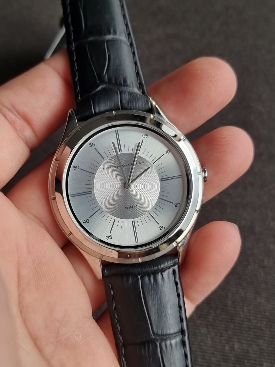 French Connnection Analog Black Dial Men's Watch-FC1188B
