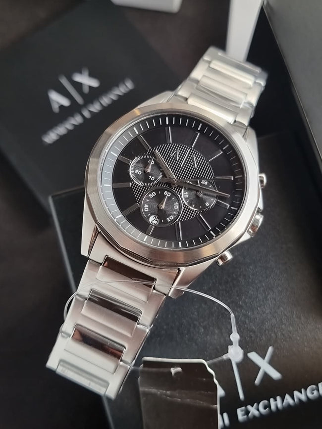 A|X Armani Exchange Chronograph Watch for Men with Stainless Steel Hover Image