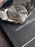 A|X Armani Exchange Chronograph Watch for Men with Stainless Steel