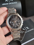 A|X Armani Exchange Chronograph Watch for Men with Stainless Steel