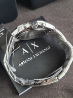 A|X Armani Exchange Chronograph Watch for Men with Stainless Steel