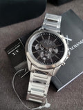 A|X Armani Exchange Chronograph Watch for Men with Stainless Steel